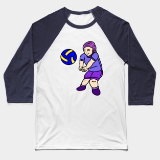 Chibi volleyball player girl Baseball T-Shirt